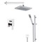 Rain Shower System with Handheld, Rain Shower Head, Shower Faucet Set